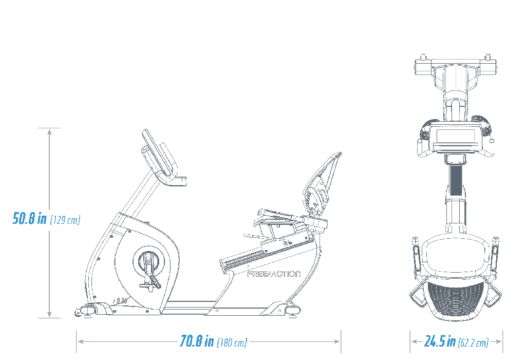 r8.9b RECUMBENT BIKE