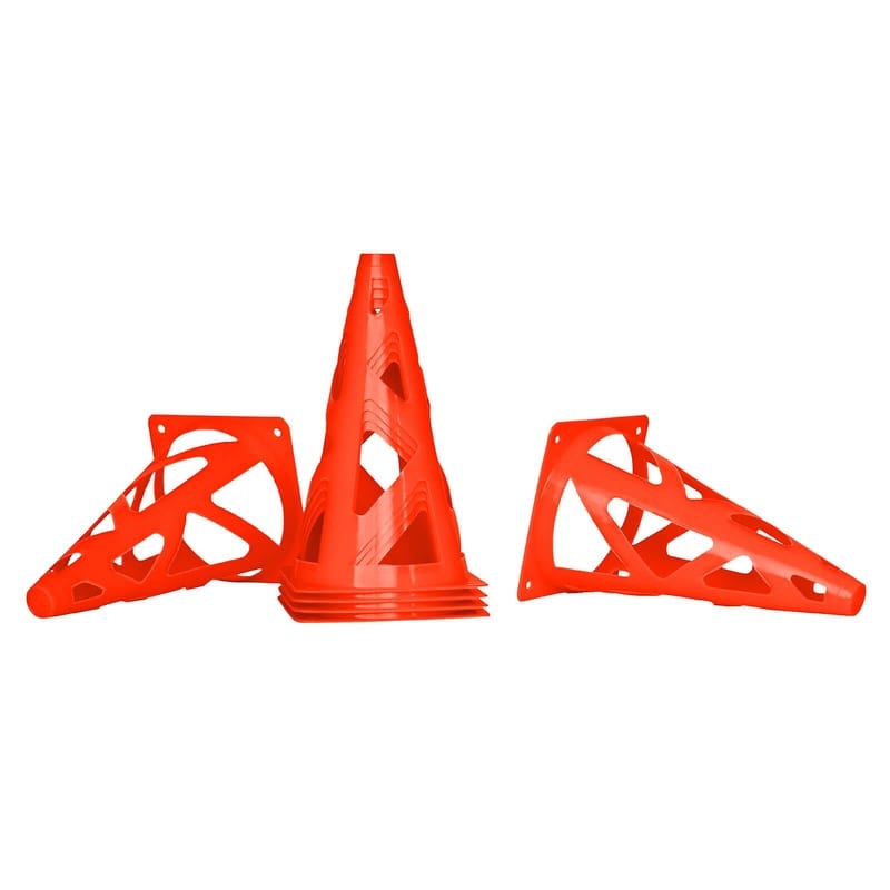 MERRITHEW Collapsible Training Cones – 6 Pack