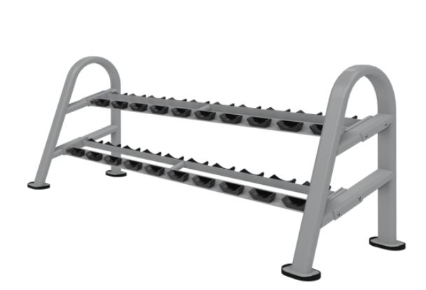 NAUTILUS INSTINCT® DUMBBELL RACK 10-PAIR/2 TIER