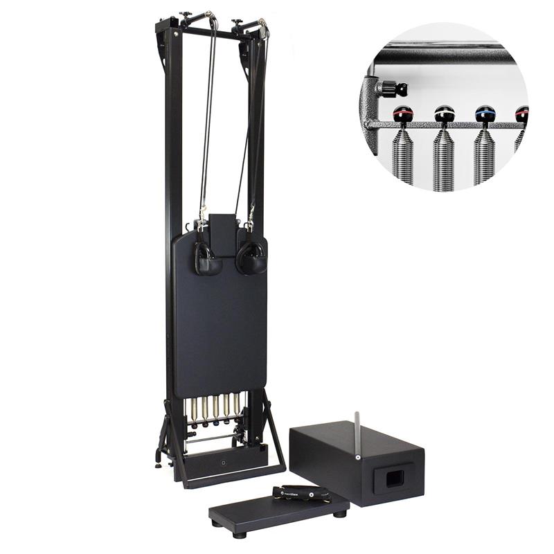 MERRITHEW SPX® Max Reformer with Vertical Stand and HPGB Bundle (Onyx)