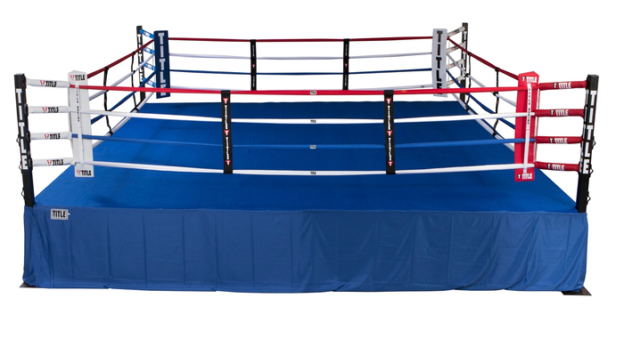 TITLE Dual Level Drop-N-Lock Competition Ring (With Flooring)