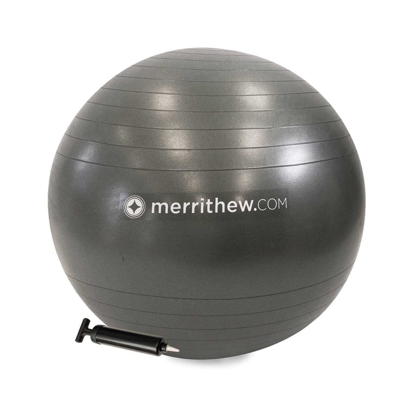 MERRITHEW Stability Ball™ with pump - 75 cm (Gray)