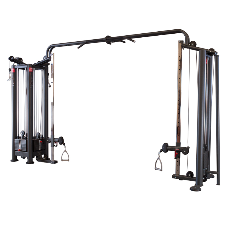 4-STATION MULTI GYM + ADJUSTABLE CABLE STATION WITH BAR / 1SC112+1SC124