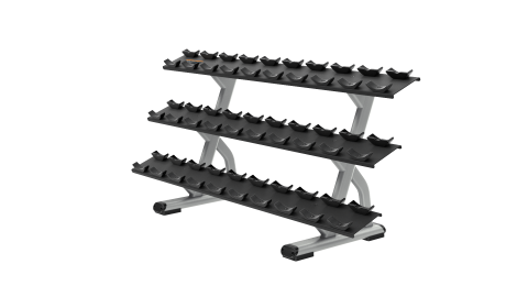 PRECOR 3 Tier, 15 Pair Dumbbell Rack DBR0815