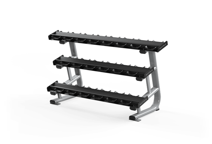 MATRIX Magnum 10-Pair Studio Pro-Style Dumbbell Rack