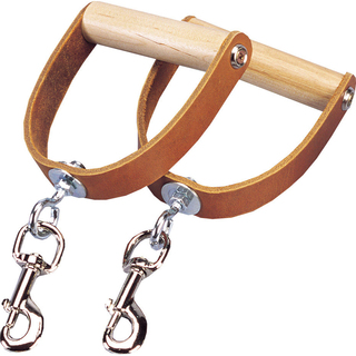PEAK PILATES Premium Leather Swivel Handles