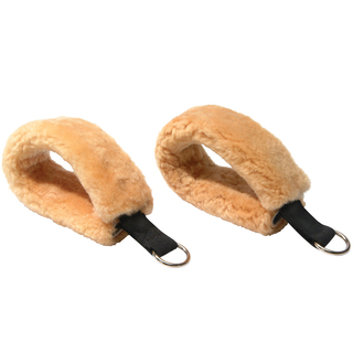 PEAK PILATES Sheepskin Foot Loops